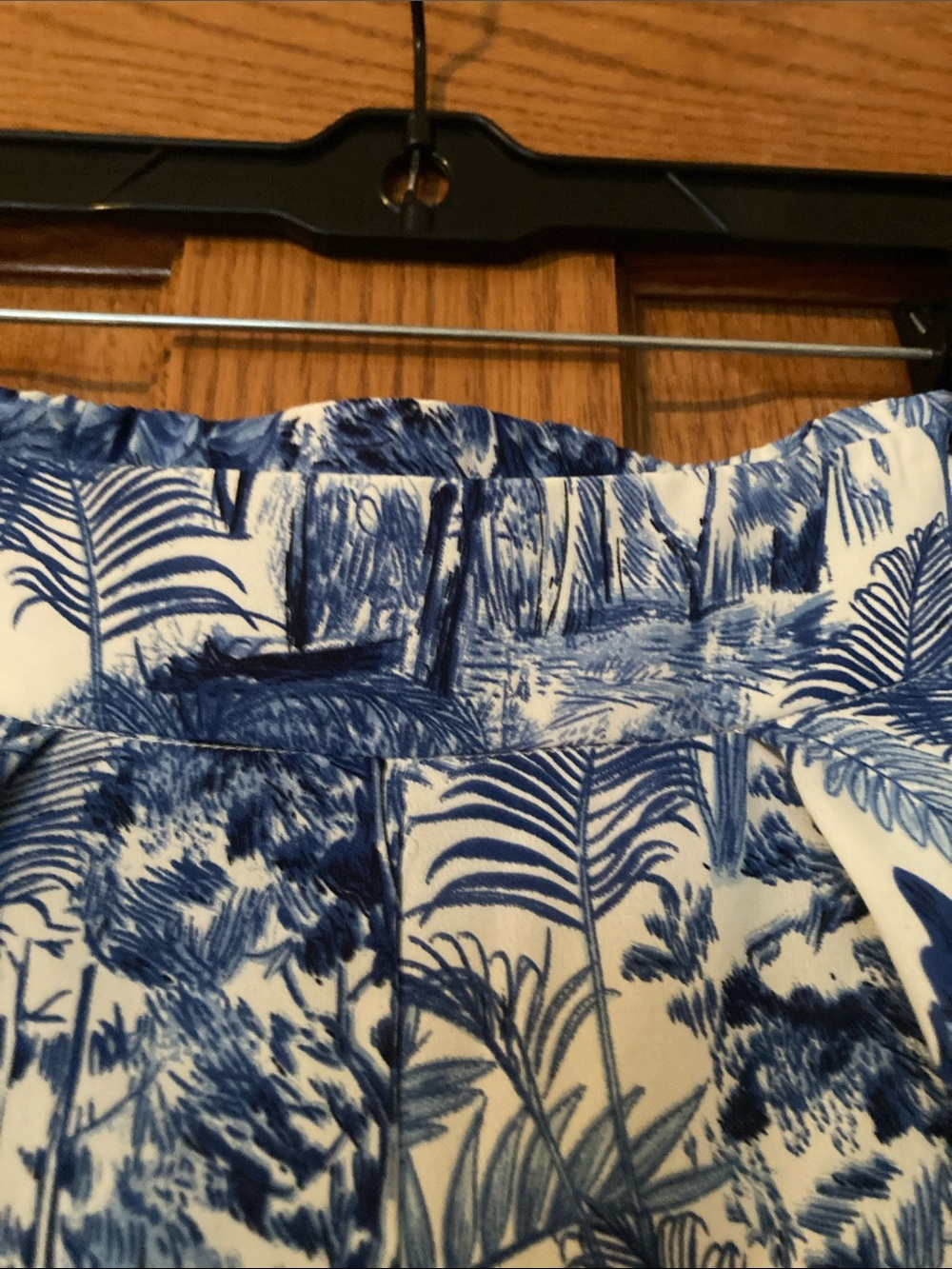 Summer palazzo pants. Side zipper and pockets. - Picture 2 of 4
